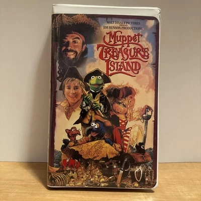 Walt Disney And Jim Henson Muppet Treasure Island Clamshell VHS Movie - Image 1 of 3