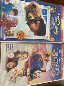 VHS Tapes Set A Pocket For Corduroy And Thomas And The Magic Railroad - Picture 1 of 2