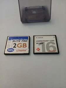 Kingston Elite Pro 2GB & 16mb High Speed CF Compact Flash Camera Memory Card - Picture 1 of 5