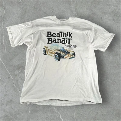 Camisa De Colección Ed Big Daddy Roth Hombres XL Blanca Beatnik Bandit Hot Rod Rat Fink Años 90 Foto 1 de 4
