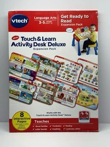 VTech Touch and Learn Activity Desk Deluxe Expansion Pack - Get Ready to read - Picture 1 of 7
