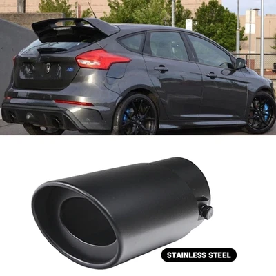 For Ford Focus RT ZX5 Rear Exhaust Pipe Tail Tip Muffler Round Accessories Foto 1 de 4