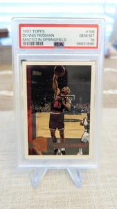 Dennis Rodman #106 Topps 1997-98 PSA 10 LOW POP Minted in Springfield - Picture 1 of 2