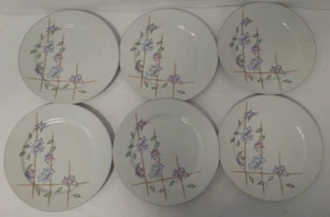 Denby Pastel Collection Porcelain 'Harmony' 27cm Dinner Plates x6 A91 G278 - Picture 1 of 14