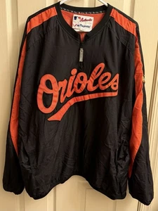 Baltimore Orioles Quarter-Zip Pullover AUTHENTIC Majestic MLB Collection ADULT - Bild 1 von 8