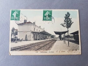 CPA / Carte postale ancienne - SATHONAY - La gare (Couleur) (69) - Picture 1 of 12