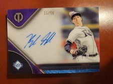 2017 Topps Tribute Blake Snell Auto Autograph Purple /50 Tampa Rays Padres TA-BS