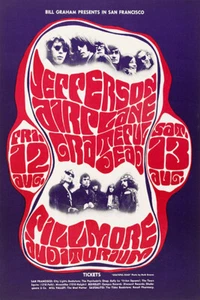 BG-23 Grateful Dead, Jefferson Airplane 1966 Fillmore Concert Poster 12"x18" - Picture 1 of 1