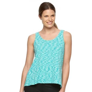Columbia Wildwood Forest Space Dye Athletic Tank Green Sleeveless Sz XS NWT - Picture 1 of 6