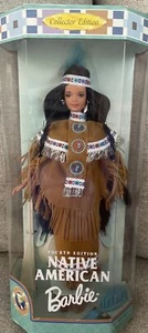 Barbie Collector Edition Fourth Edition Native American Barbie 1997 #18558 New - Picture 1 of 7