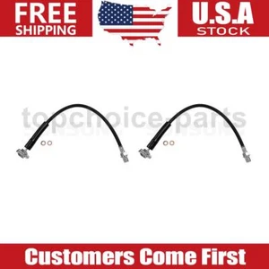 2x Front Brake Hose Brake Line For 1975 1976 1977 1978 Chevrolet K10 - Picture 1 of 5