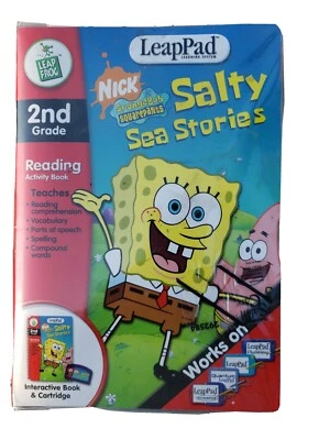 LeapFrog LeapPad - SpongeBob Salty Sea Stories - 2nd Grade Reading  - Image 1 of 2