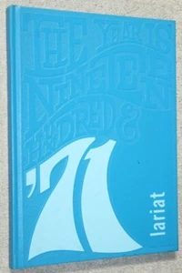 1971 Pettisville High School Yearbook Annual Pettisville Ohio OH Lariat 71 - Picture 1 of 6
