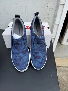 Xtratuf Men s Canvas Sharkbyte Deck Shoe - Blue Camo - Picture 1 of 5