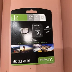 PNY PRO Elite microSDXC Flash Card 1TB NEW Factory Sealed - fast ship! - Picture 1 of 1