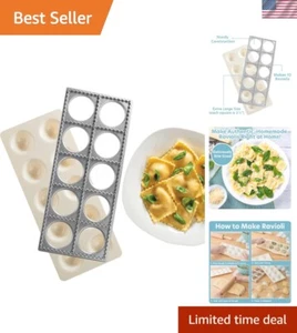 Sturdy Ravioli Tray and Press - Quick & Easy Pasta Maker for Home Cooks - Picture 1 of 10