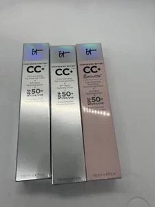 IT Cosmetics CC+ Cream Illumination with SPF 50 (3X)  1.08oz each - NEW - Picture 1 of 3