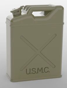 1/24 Scale Battleground USA WW2 Jerry Can Set - USMC Markings - Gas - Picture 1 of 2