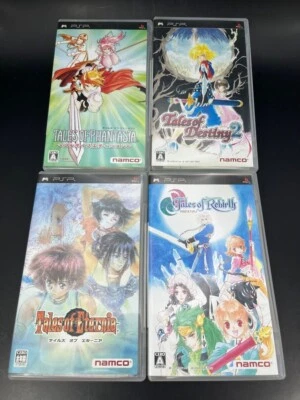 Lot 4 Tales of Fantasia Destiny 2 Eternia Rebirth set PSP Sony Japan Ver. - Image 1 of 4