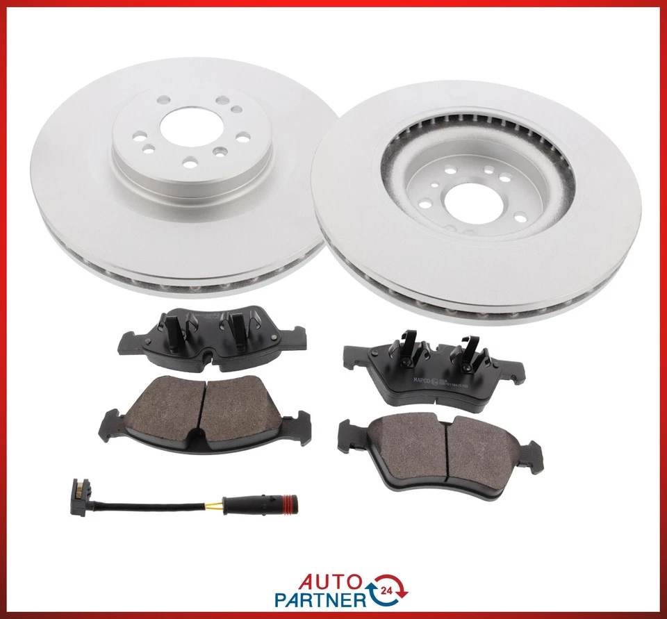 Dischi Freno + Pastiglie Anteriori per Mercedes ML Classe M W164 Gl E X164 - Immagine 1 di 1
