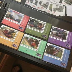 ISLE OF MAN MINT STAMPS 2010 RAILWAYS AND TRAMWAYS MNH WCP AS PHOTOS 1 - Picture 1 of 3