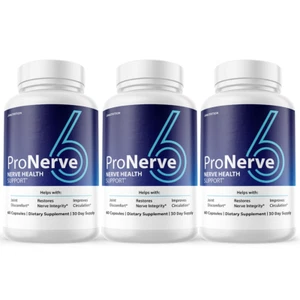ProNerve6 Nerve Health Supplement to Support Nerve Functions Relief -3 Bottles - Picture 1 of 3