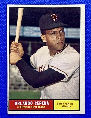1961 Topps Orlando Cepeda #435  EX   RC155 - Image 1 of 2