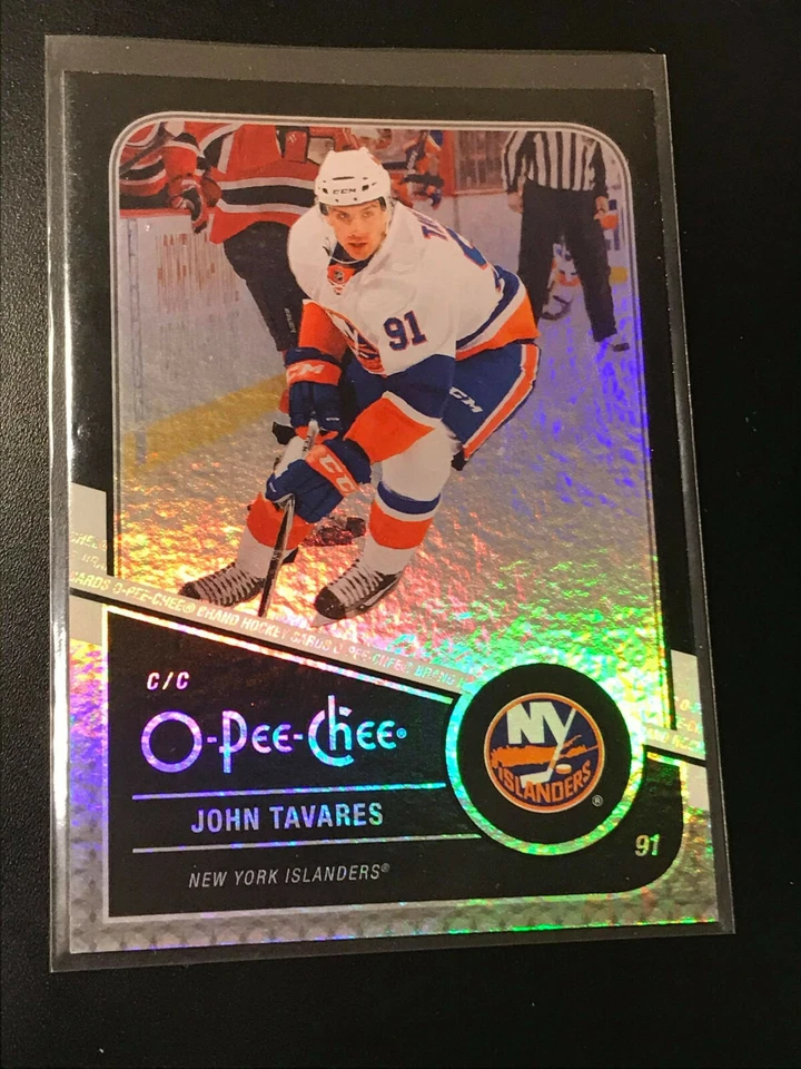 11/12 UPPER DECK OPC JOHN TAVARES BLACK BORDER PARALLEL SP UD 88/100 O-PEE-CHEE - Image 1 of 1