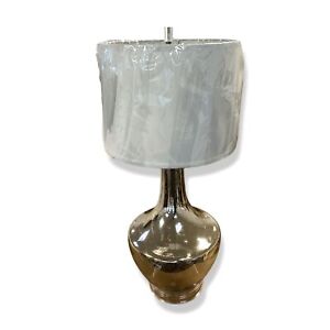 $105 Safavieh Mercury 33 in. Silver Glass Urn Table Lamp /w White Shade
