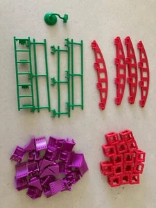 Rokenbok System Action Factory Starter Set Railings + Connector Blocks + Corbels - Picture 1 of 3