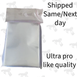 1 x 100 Pack Soft Trading Card Penny Sleeve Clear Pokemon ULTRA PRO LIKE QUALITY - Picture 1 of 9