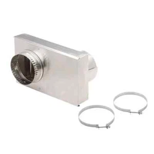 0 to 5 Inch Adjustable Periscope Aluminum Dryer Vent With Clamp Installation - Picture 1 of 5