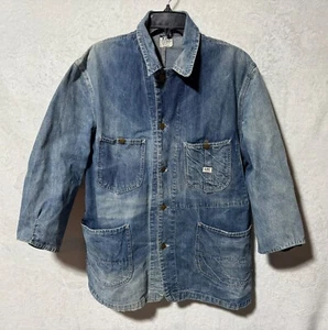 Lotto Giacca Vintage Lee Jelt Denim Union Made Taglia 91-J Regolare Pit to Pit 21" - Foto 1 di 24