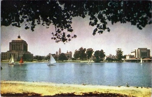 Lake Merritt California Postcard Unposted - Picture 1 of 2