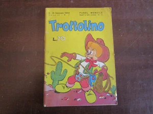 TROTTOLINO N.1 ORIGINALE ED. IL PONTE 1954 !!! - Imagen 1 de 6