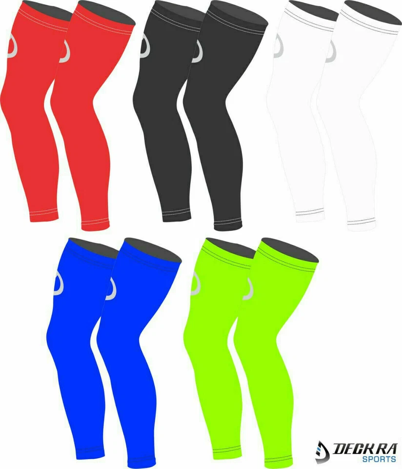 Leg Warmer UV Sun Protection Breathable Cycling Running Leg Sleeves Unisex x2 - Image 1 of 1