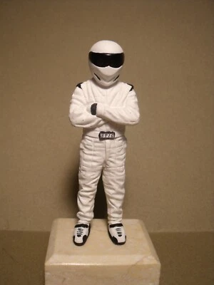 1/18 FIGURE  WHITE STIG  TOP GEAR  VROOM  PAINTED  GT SPIRIT  AUTOART MINICHAMPS - Image 1 of 4