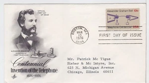 TurtlesTradingPost- Alexander Graham Bell- Telephone 1976 #1683 FDC - Artcraft - Picture 1 of 1