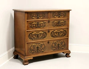 CENTURY FURNITURE Grand Rapids Chippendale Inlaid Walnut Five-Drawer Chest - Picture 1 of 18