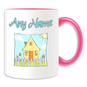 Personalised Gift New House Mug Money Box Cup Funny Novelty Slogon Logo Poster - Picture 1 of 21