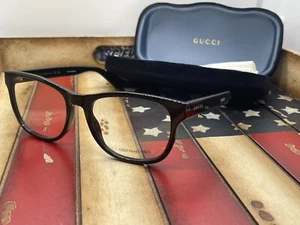 Gucci Brille GG13440 005 Schwarz 56MM Gestell Option Zu Hinzufügen RX - Bild 1 von 9