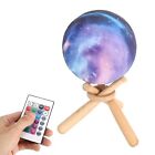 3.9in 3D 16 Colors LED Moon Lamp Touch Remote Control RGBW Night Light SD