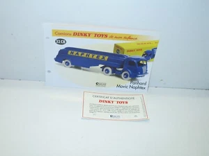 1 Sheet + Certif. Dinky Toys Atlas Repro Ref 32 CB Panhard Movic Tank Naphtex - Picture 1 of 1