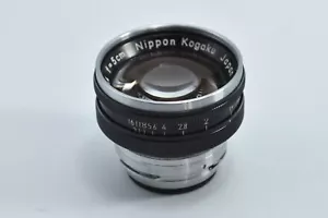 【EXC】Nikon Nippon Kogaku Nikkor-S 5cm 50mm F1.4 Lens S Mount japan #6075 - Picture 1 of 13