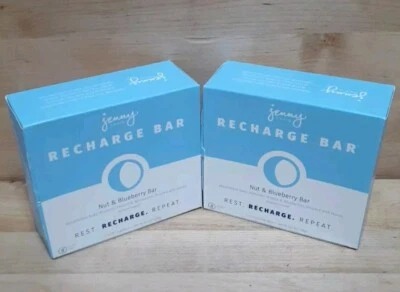 2CT: Jenny Craig NUT & BLUEBERRY RECHARGE BAR pecans almonds mac GLUTEN FREE 7pk - Image 1 of 4