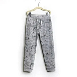 Kids Appaman Peanuts Jogger Sweatpants Sparkle Cloud Gray Charlie Brown - Picture 1 of 6