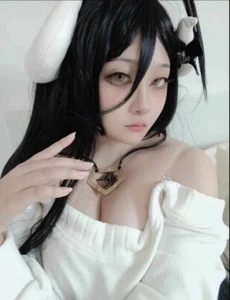 Overlord Albedo Costume/Cosplay with wig & horns Size Asian small/Medium - Picture 1 of 3