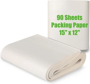 15" X 12" Packing Paper for Moving Supplies, 90 Sheets Newsprint Paper, Newspape - Picture 1 of 12