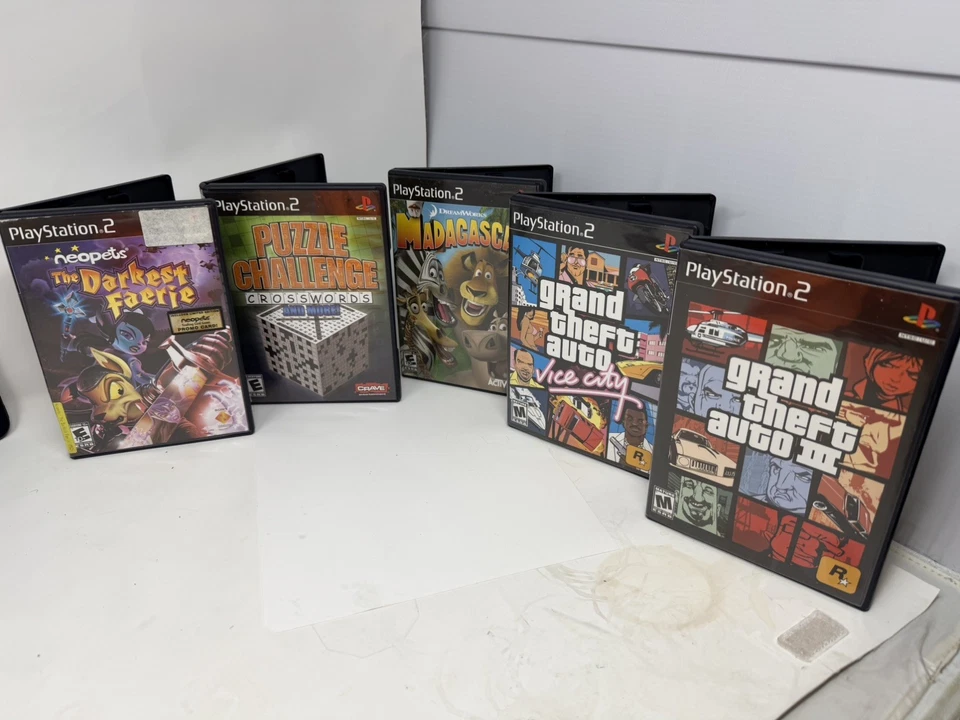 Grand Theft Auto III San Andreas Vice City PS2 PlayStation 2 Lot Complete Maps  - Image 1 of 4