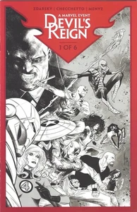 Devil's Reign #1 (2021) 2nd Print Marco Checchetto Variant Marvel Event NM - Picture 1 of 2